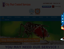 Tablet Screenshot of citypestcontrolservices.net